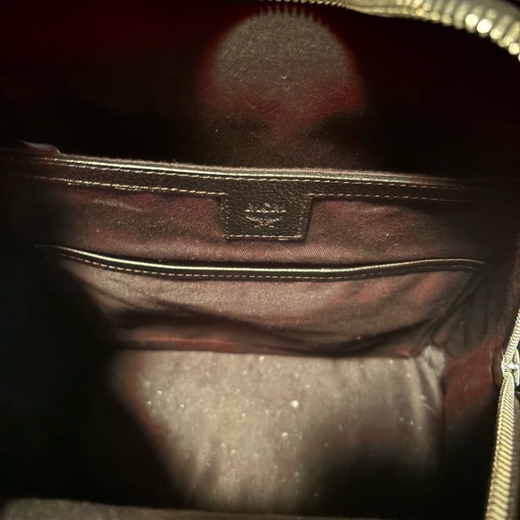 MCM Stark Visetos Top Handle Backpack Bookbag - Picture 11 of 13